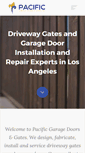 Mobile Screenshot of pacificgatesinc.com